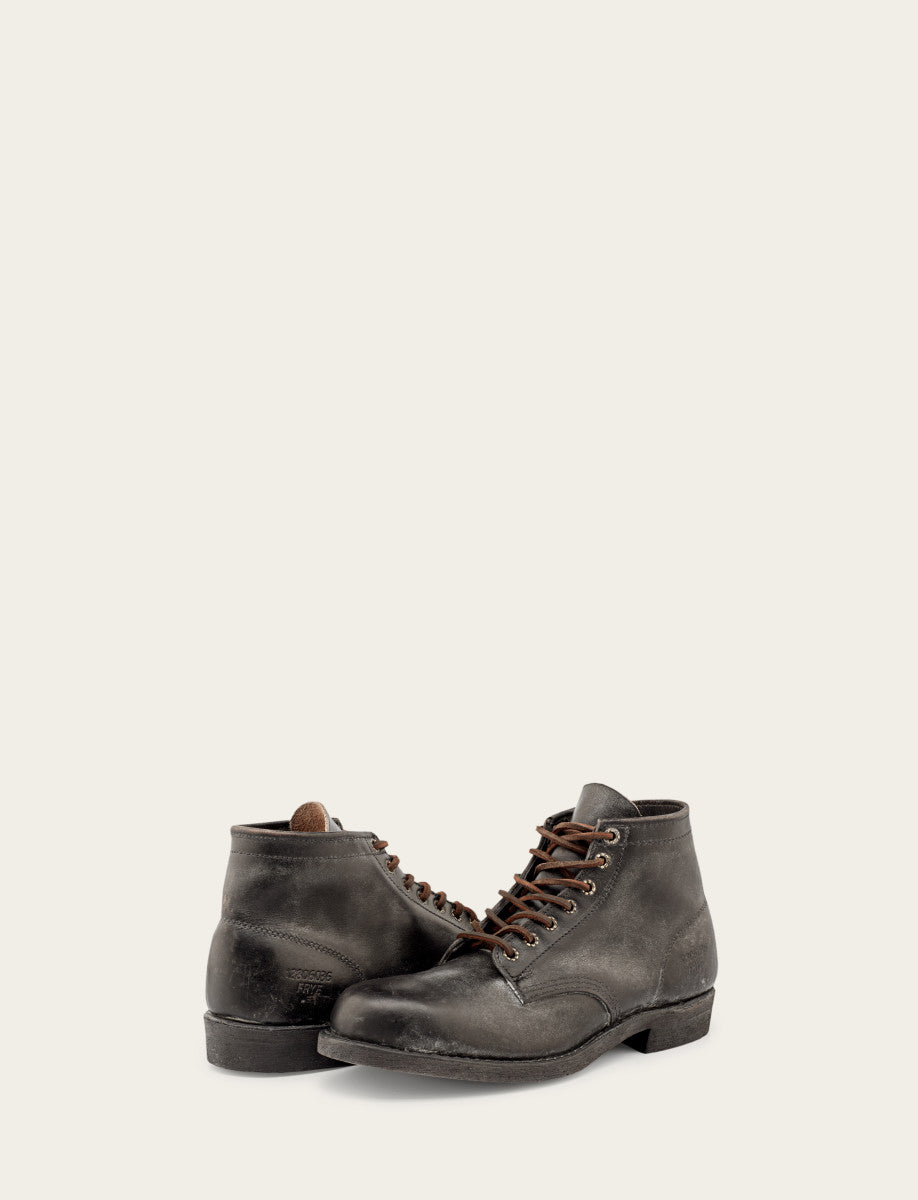Men's Black Prison Boots Frye Discount