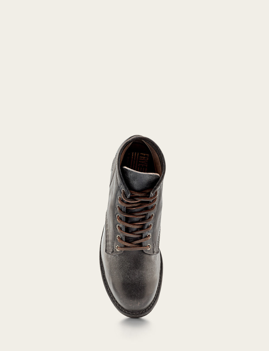 Men's Black Prison Boots Frye Discount