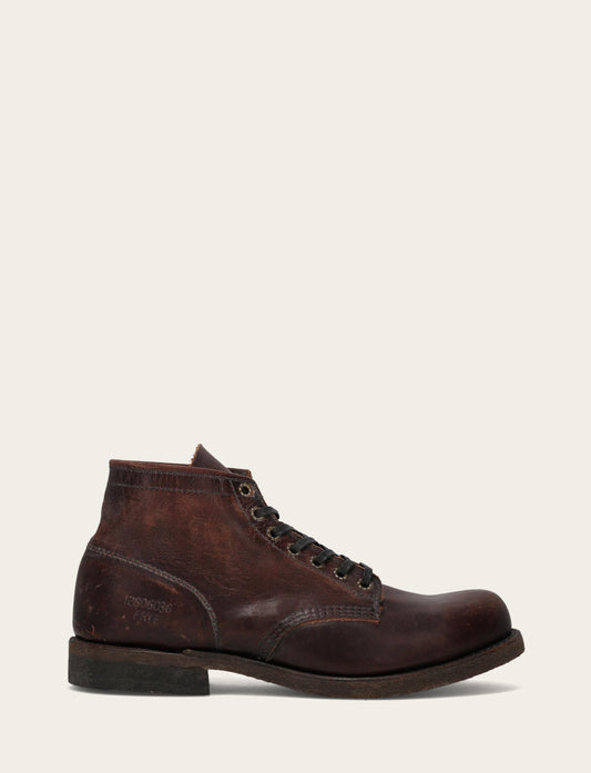 Men's Dark Brown Prison Boots Frye Sale