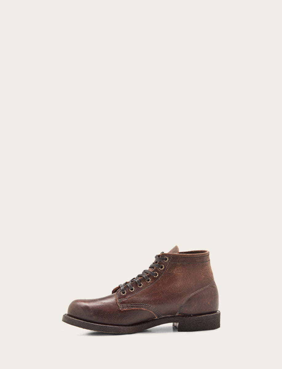Men's Dark Brown Prison Boots Frye Sale
