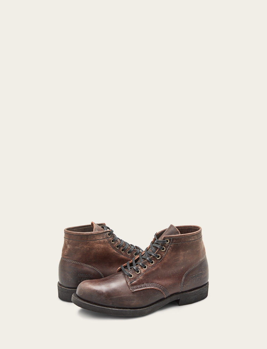 Men's Dark Brown Prison Boots Frye Sale
