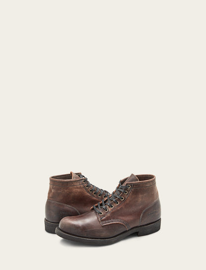 Men's Dark Brown Prison Boots Frye Sale