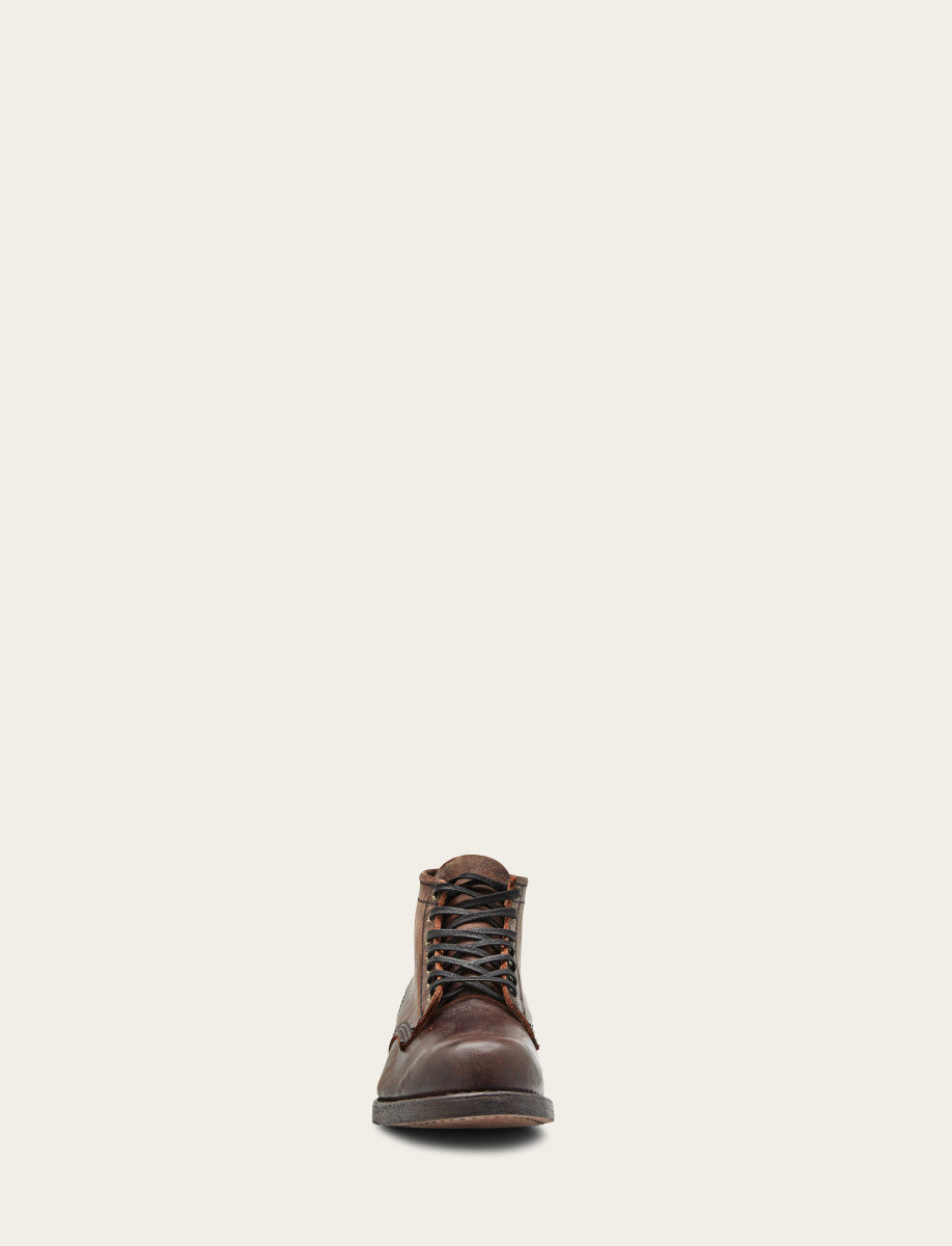 Men's Dark Brown Prison Boots Frye Sale