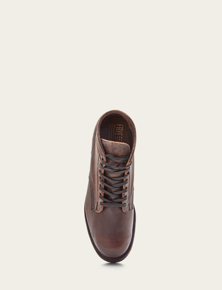 Men's Dark Brown Prison Boots Frye Sale