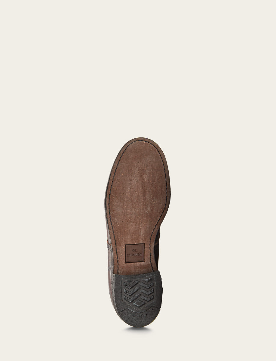 Men's Dark Brown Prison Boots Frye Sale