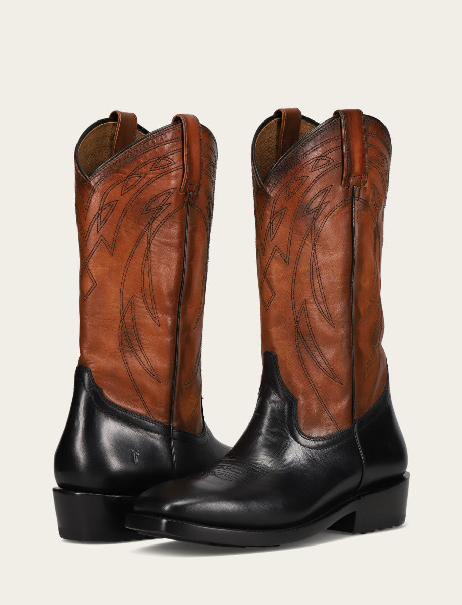 Men's Black Nash Deco Stitch Pull On Boots Frye On sale