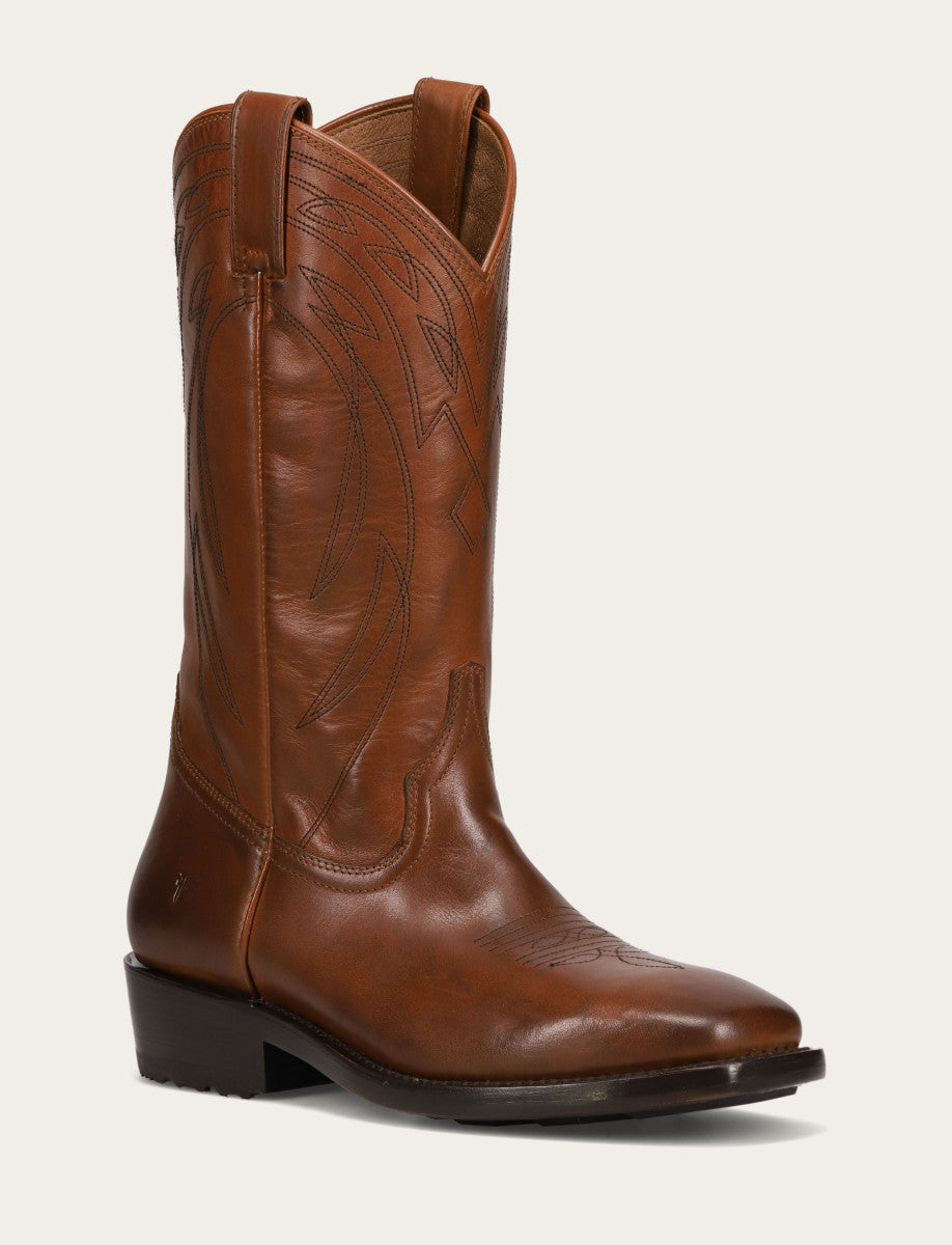 Men's Caramel Nash Deco Stitch Pull On Boots Frye For Sale