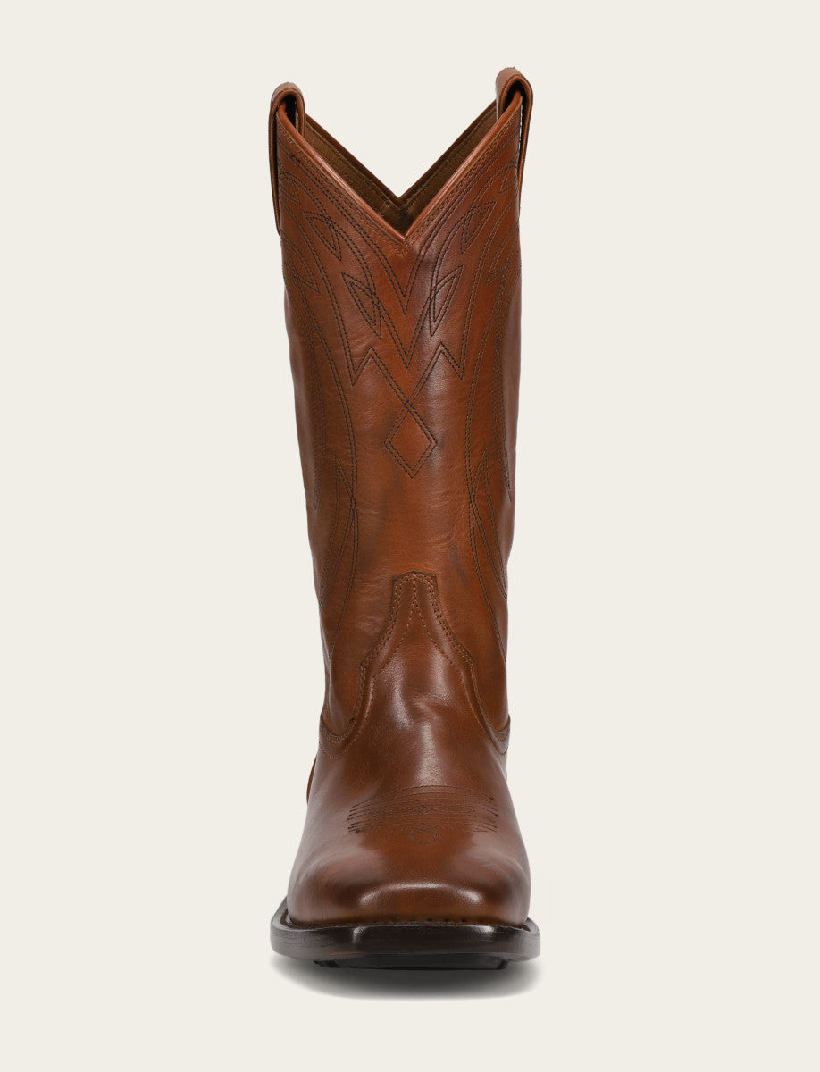 Men's Caramel Nash Deco Stitch Pull On Boots Frye For Sale