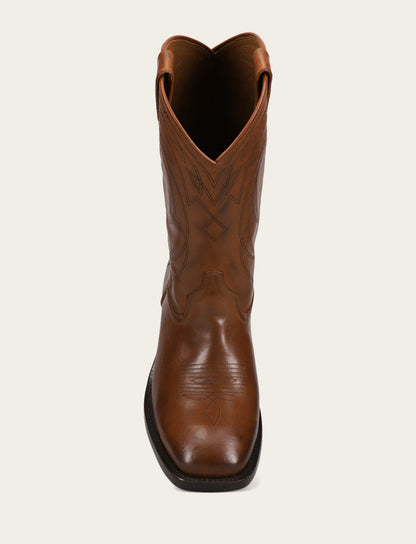 Men's Caramel Nash Deco Stitch Pull On Boots Frye For Sale