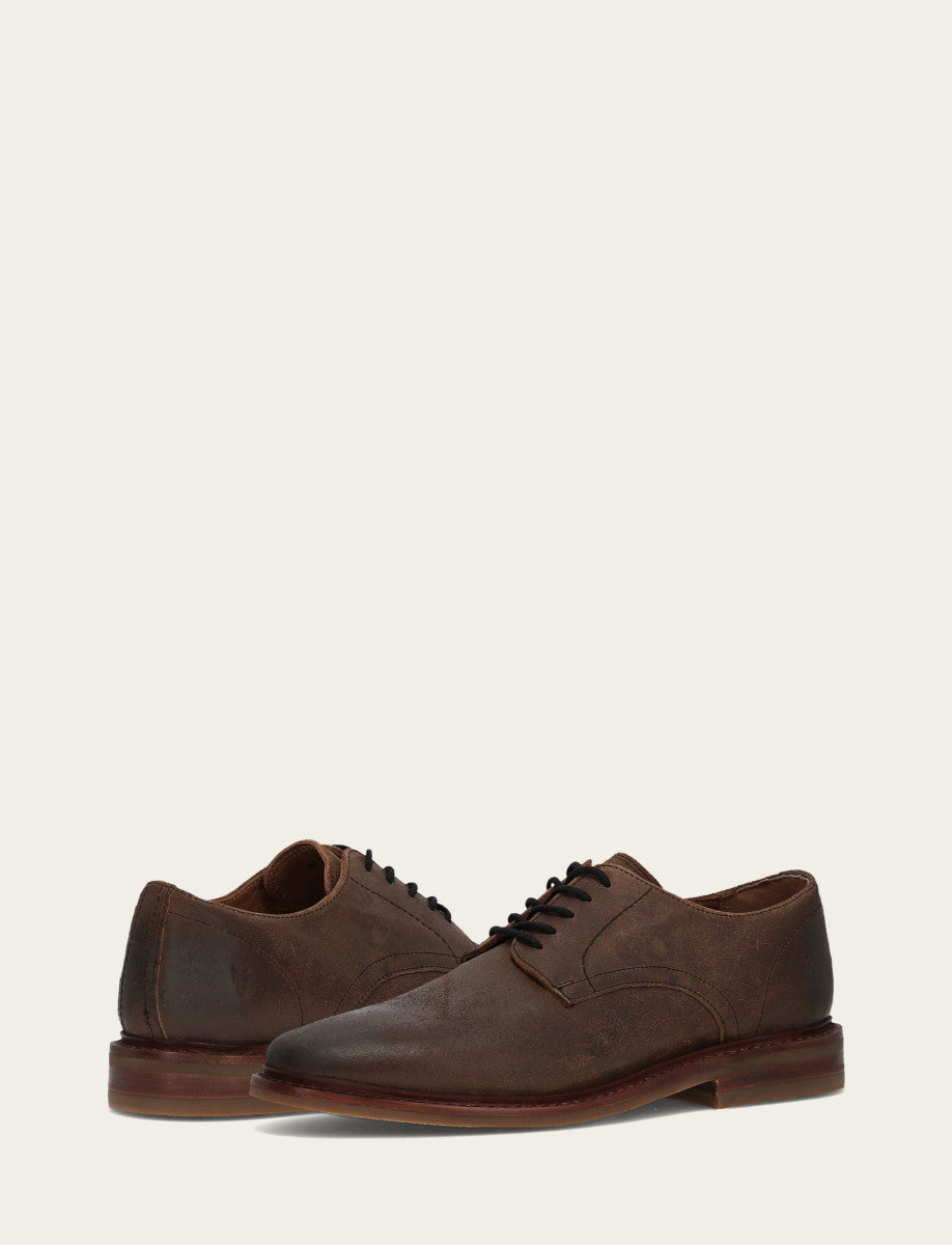 Men's Dark Walnut Paul Oxford Dress Shoes Frye