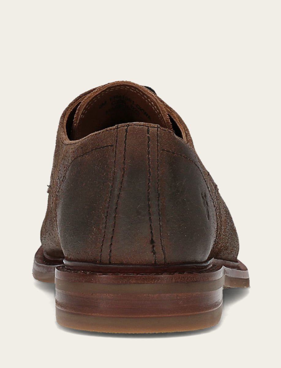 Men's Dark Walnut Paul Oxford Dress Shoes Frye