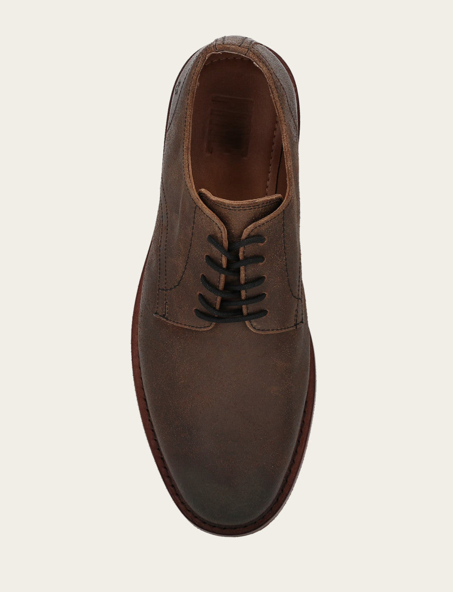 Men's Dark Walnut Paul Oxford Dress Shoes Frye