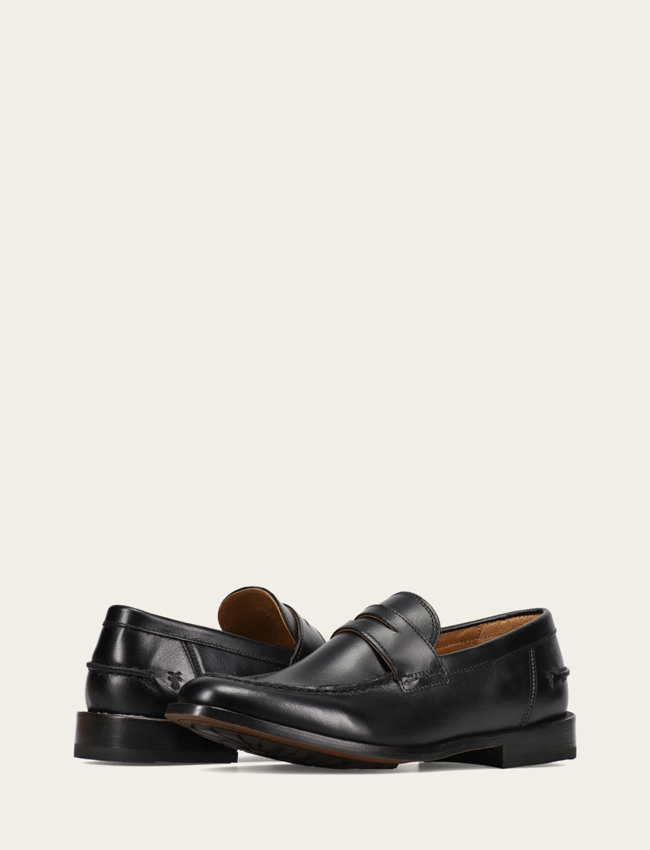 Men's Black Tyler Flex Penny Loafers Frye On sale