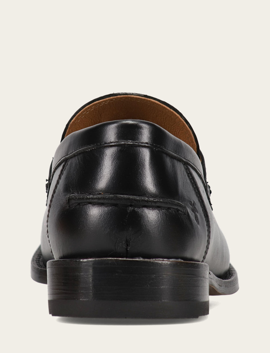 Men's Black Tyler Flex Penny Loafers Frye On sale
