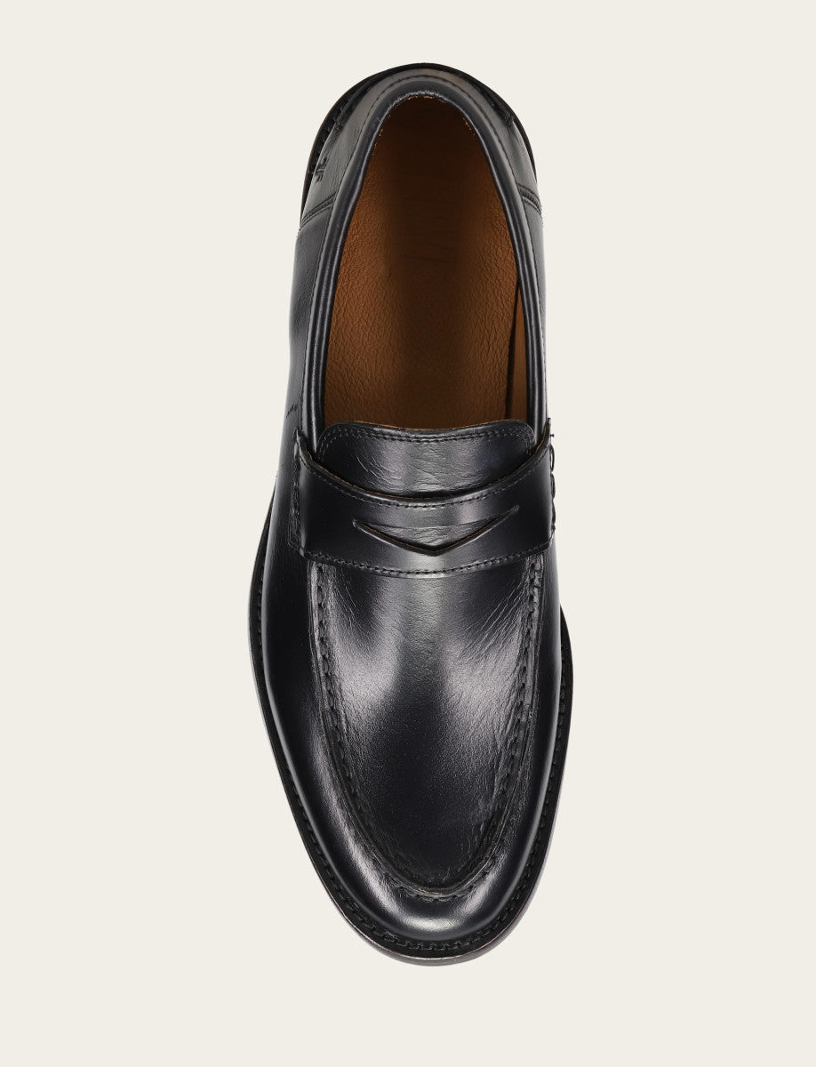 Men's Black Tyler Flex Penny Loafers Frye On sale