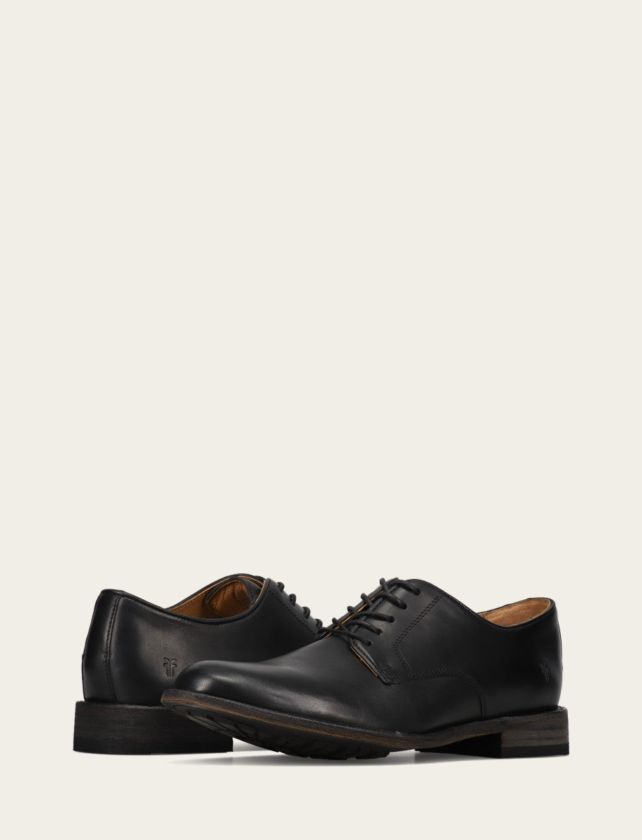 Men's Black Tyler Flex Oxford Dress Shoes Frye Online