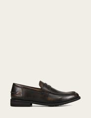 Men's Brown Brush Off Tyler Flex Penny Loafer Frye Outlet