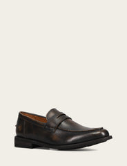 Men's Brown Brush Off Tyler Flex Penny Loafer Frye Outlet