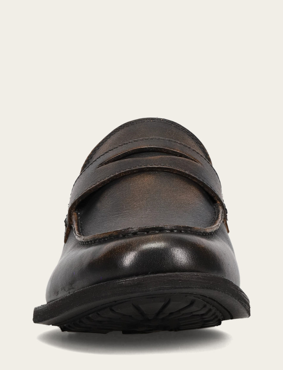 Men's Brown Brush Off Tyler Flex Penny Loafer Frye Outlet