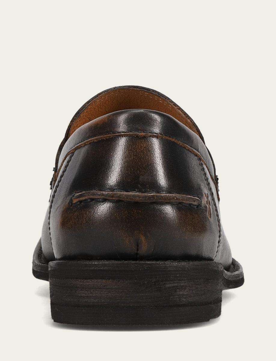Men's Brown Brush Off Tyler Flex Penny Loafer Frye Outlet