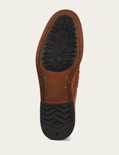Men's Caramel Tyler Flex Penny Loafers Frye USA