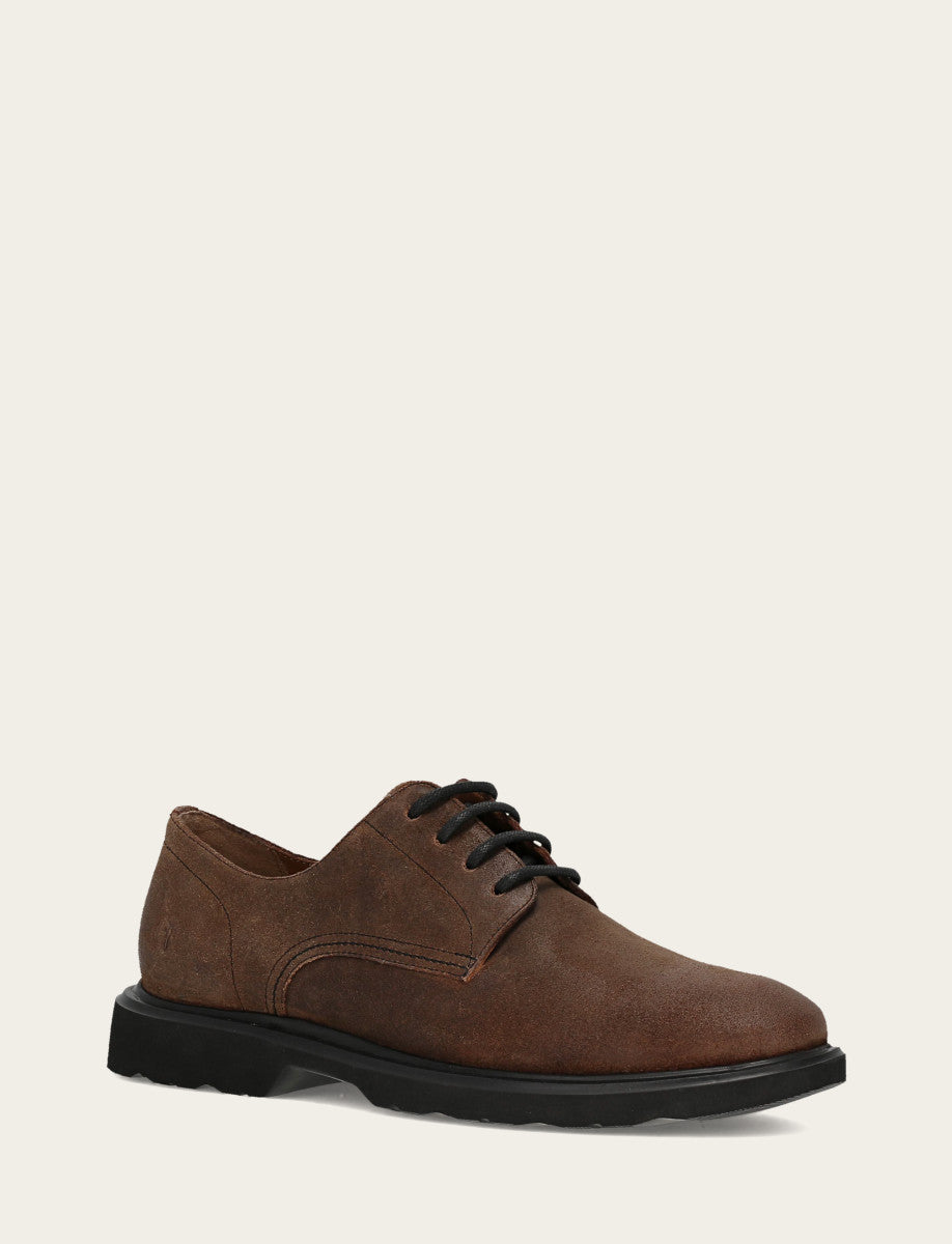 Men's Dark Walnut Connor Oxford Dress Shoes Frye