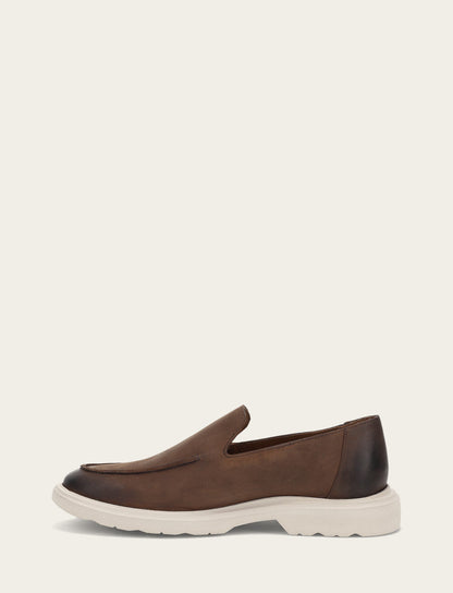 Men's Chocolate Connor Venetian Loafers Frye Sale