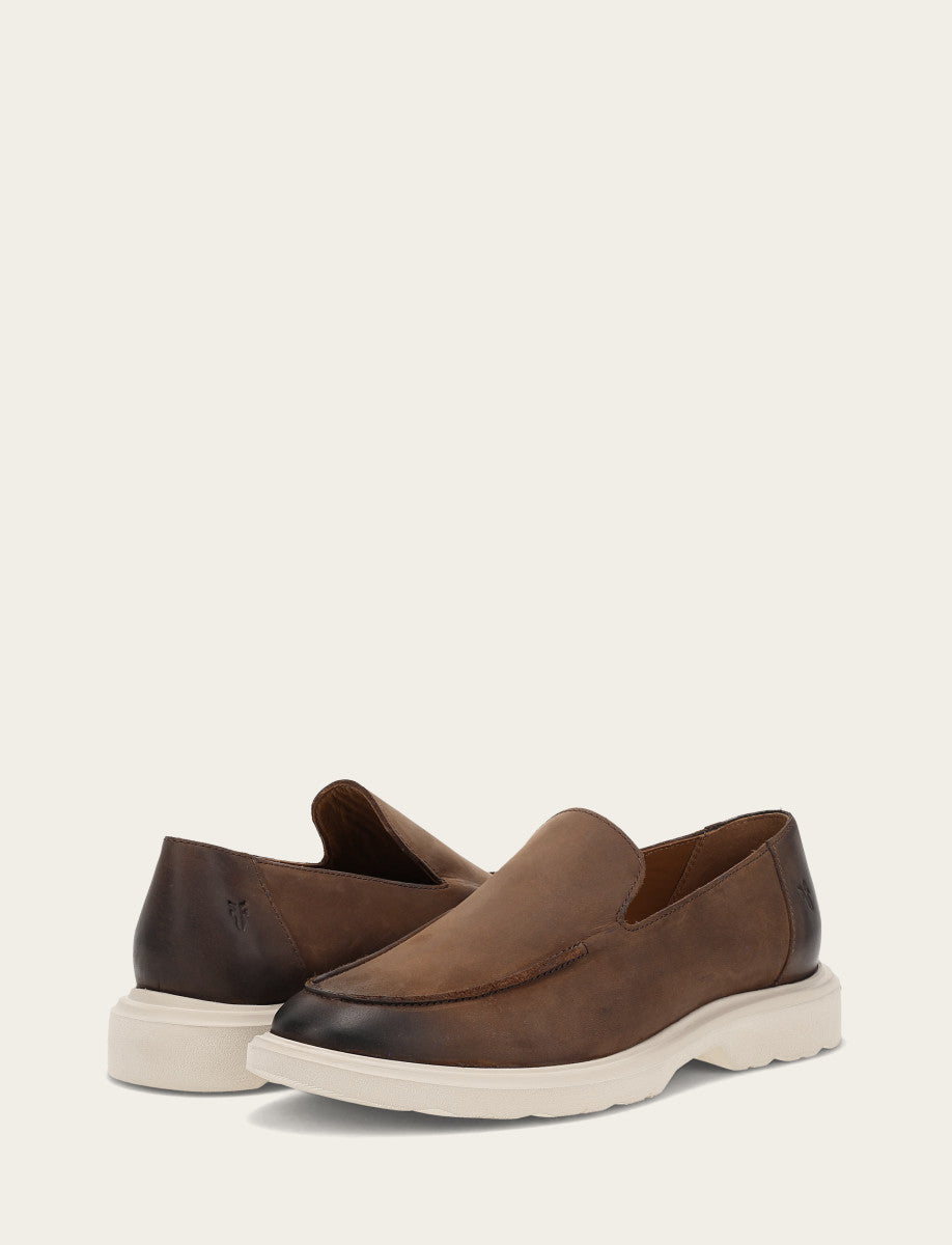 Men's Chocolate Connor Venetian Loafers Frye Sale