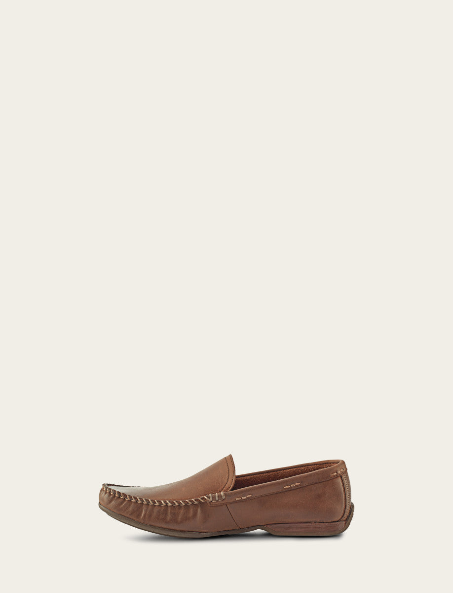 Men's Tan Lewis Venetian Loafers Frye On sale