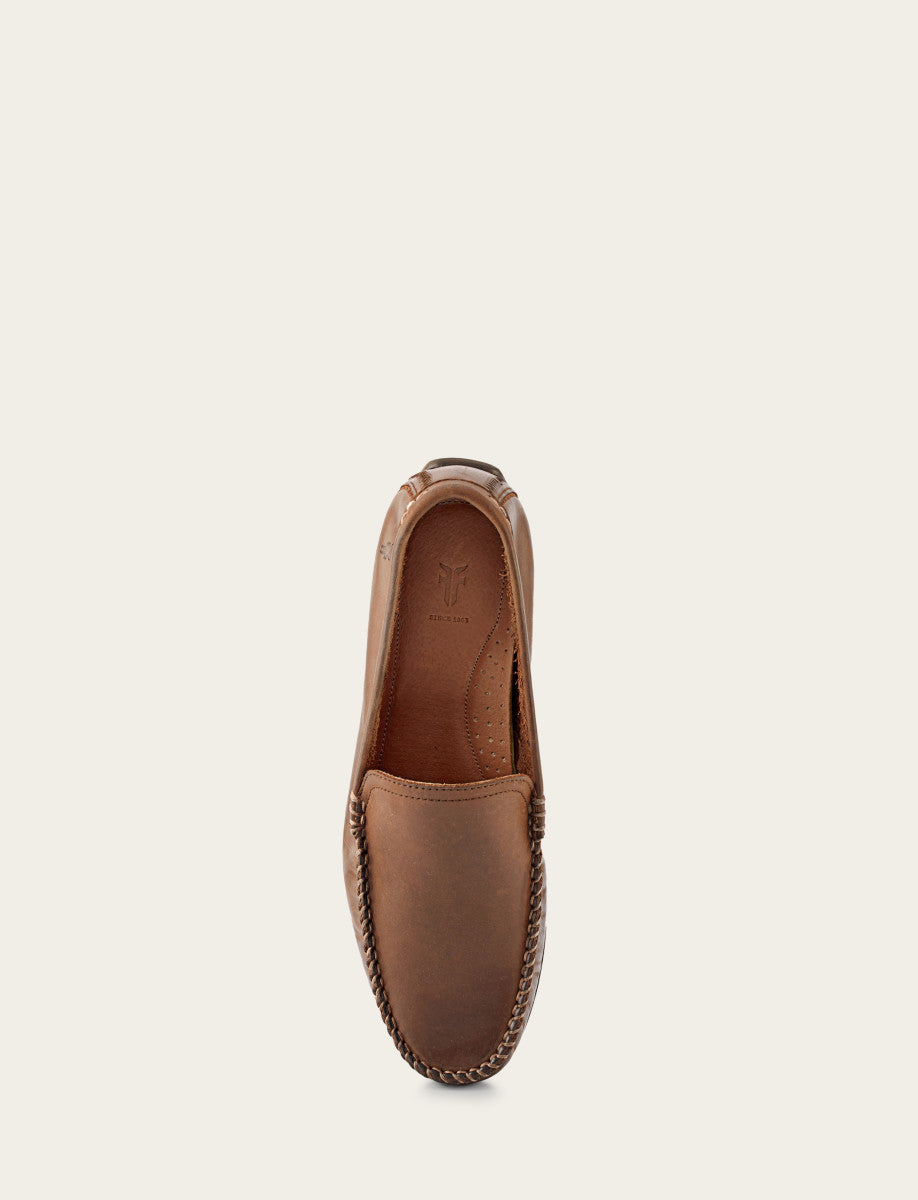 Men's Tan Lewis Venetian Loafers Frye On sale