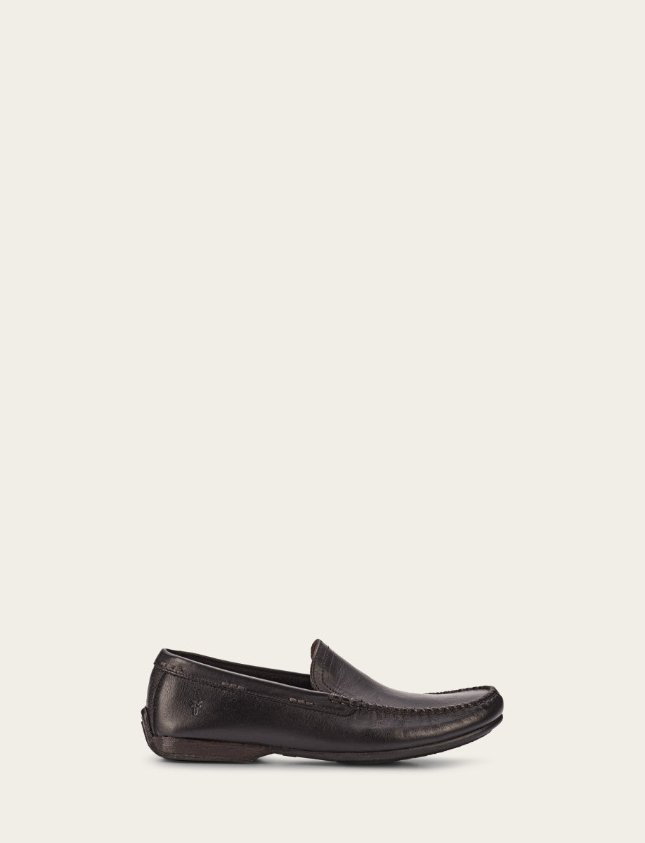 Men's Black Lewis Venetian Loafers Frye For Sale
