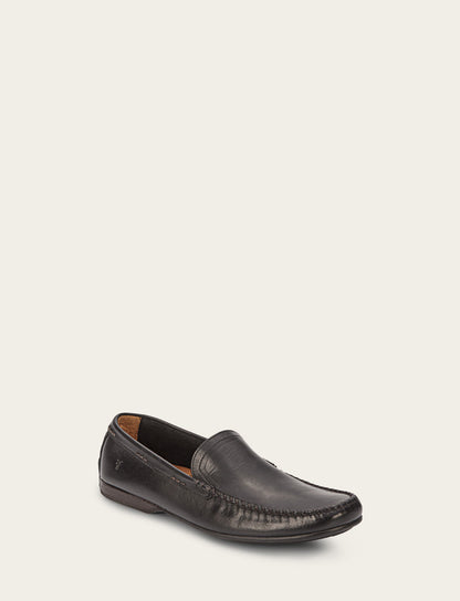 Men's Black Lewis Venetian Loafers Frye For Sale