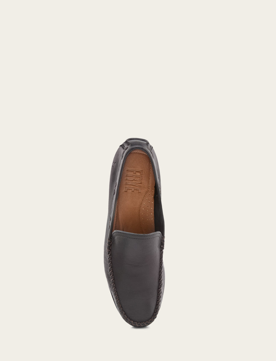 Men's Black Lewis Venetian Loafers Frye For Sale