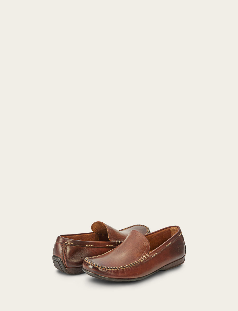 Men's Cognac Lewis Venetian Loafers Frye Outlet