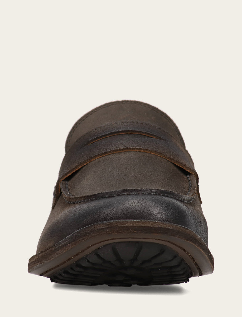 Men's Chocolate Tyler Flex Penny Loafers Frye Discount