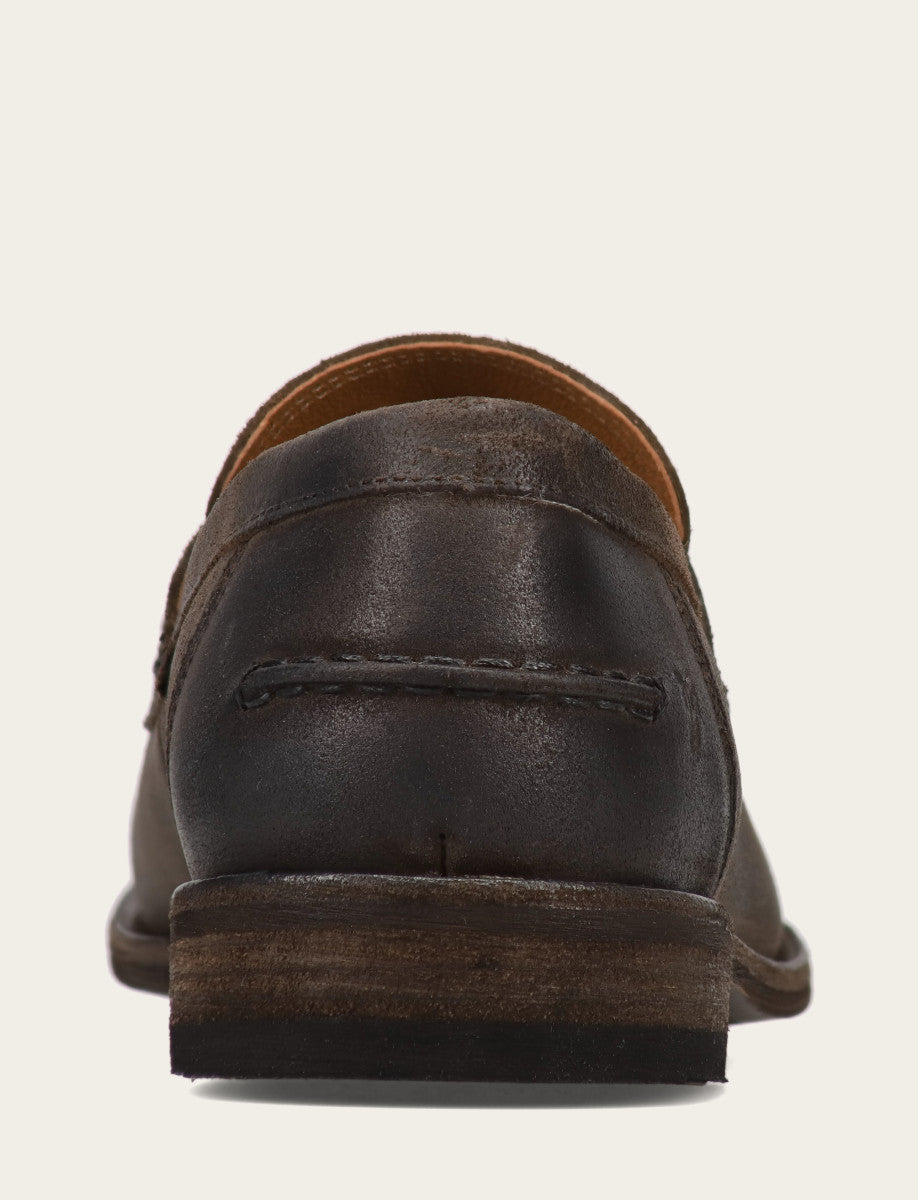 Men's Chocolate Tyler Flex Penny Loafers Frye Discount