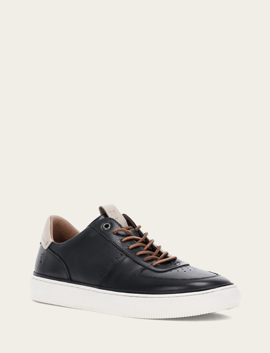 Men's Black Astor Low Lace Court Sneakers Frye On sale