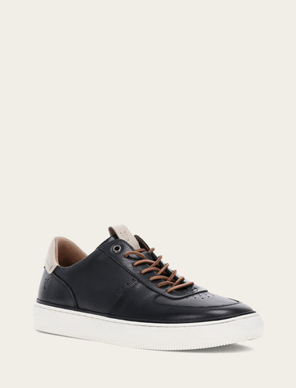 Men's Black Astor Low Lace Court Sneakers Frye On sale
