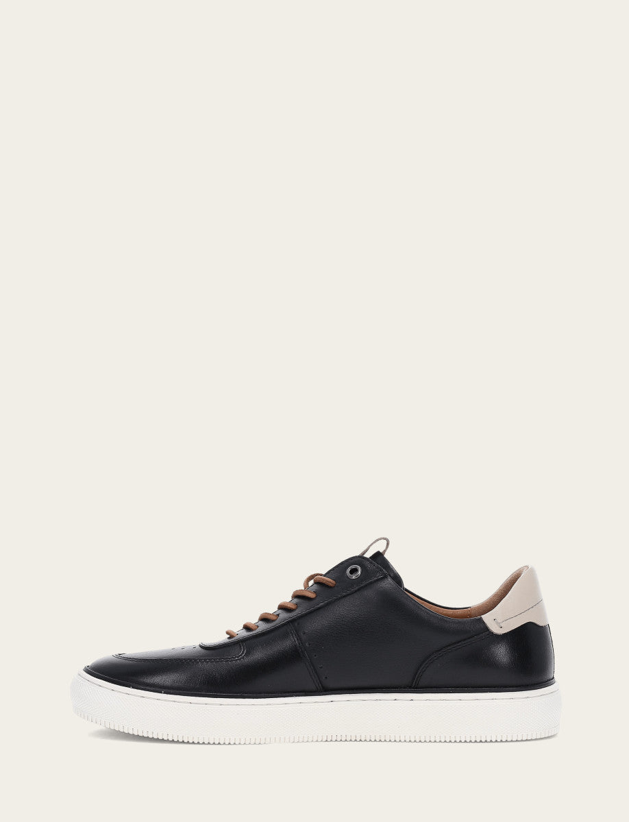 Men's Black Astor Low Lace Court Sneakers Frye On sale