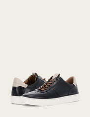 Men's Black Astor Low Lace Court Sneakers Frye On sale