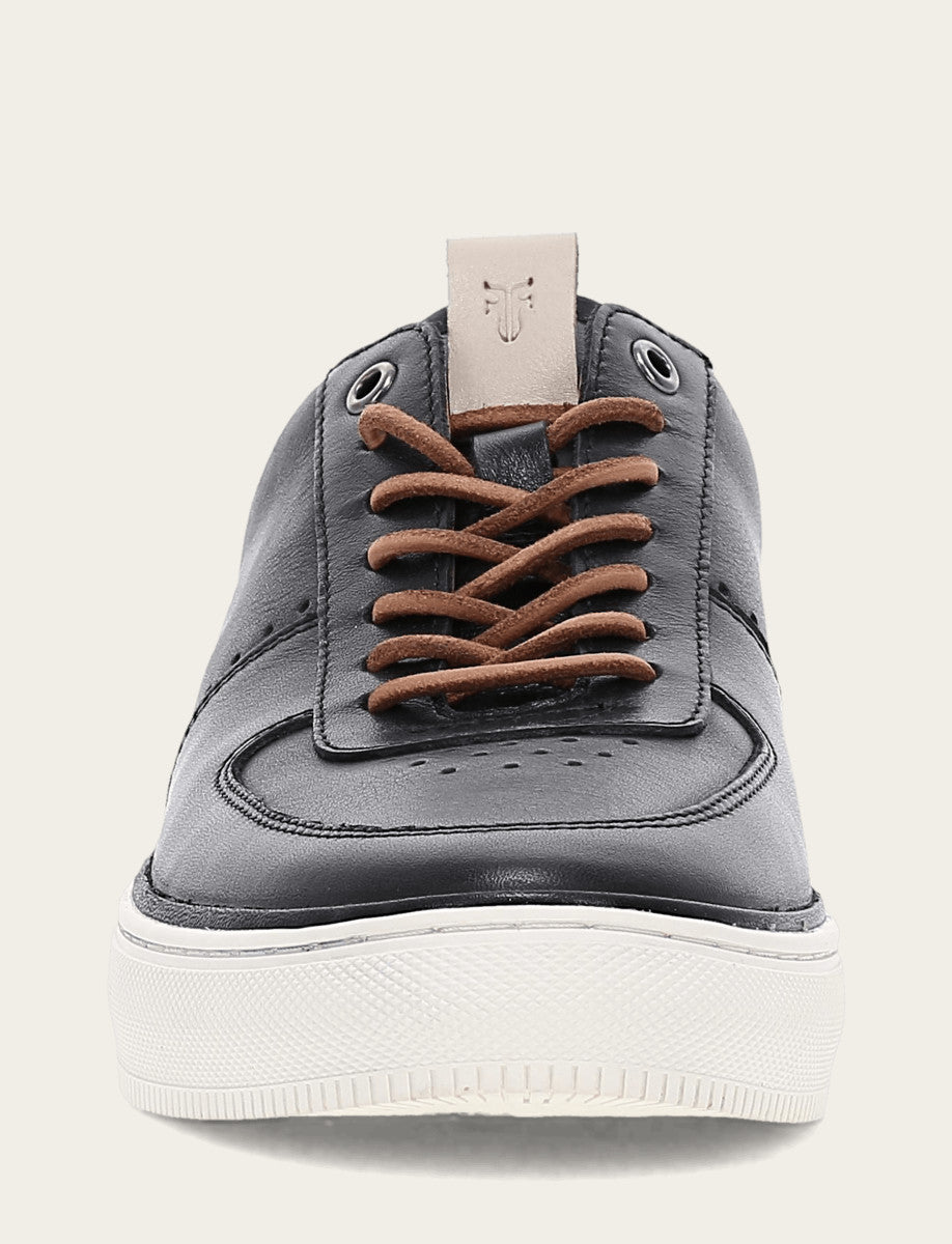 Men's Black Astor Low Lace Court Sneakers Frye On sale