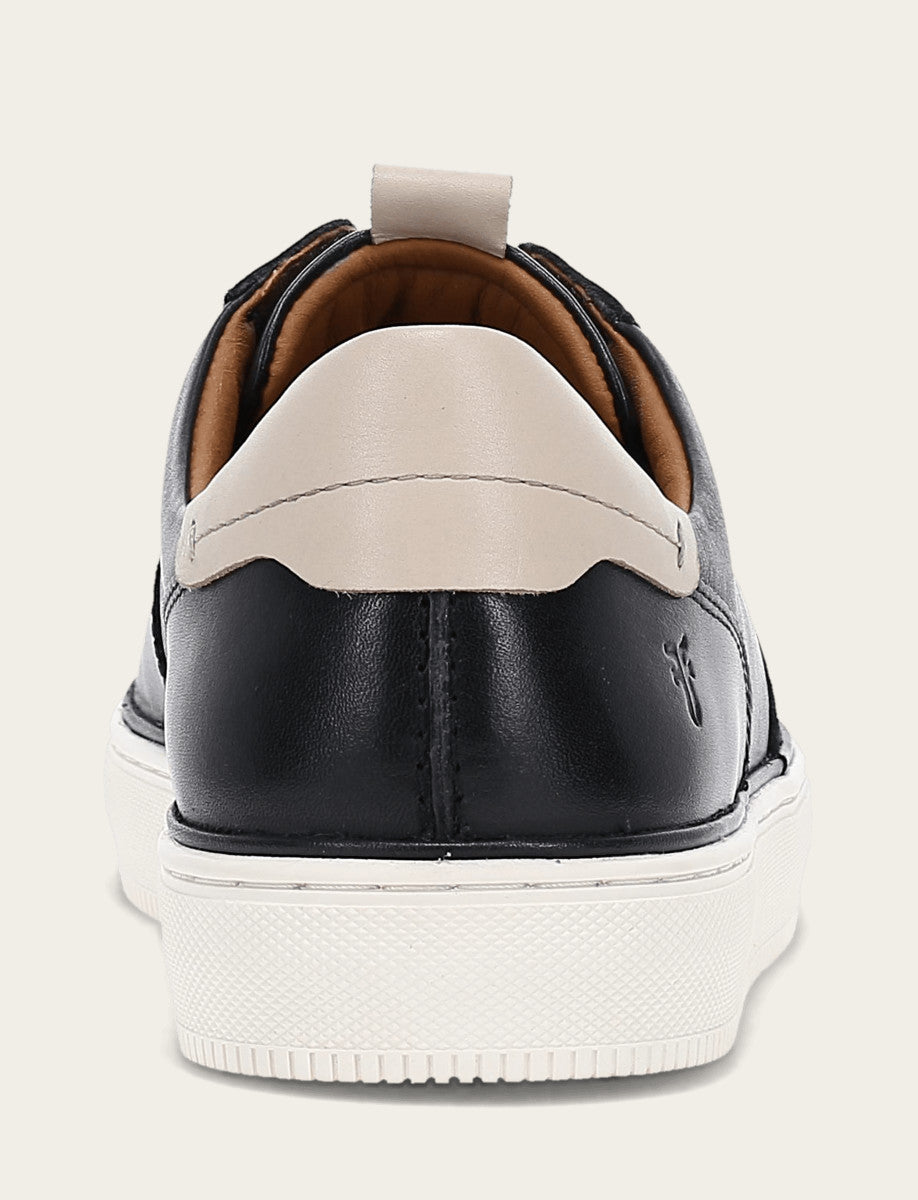 Men's Black Astor Low Lace Court Sneakers Frye On sale