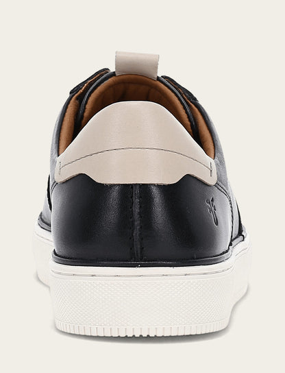 Men's Black Astor Low Lace Court Sneakers Frye On sale