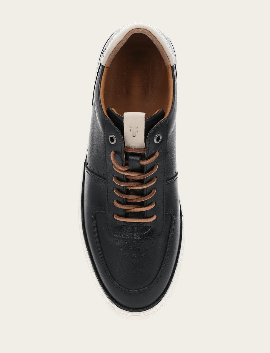 Men's Black Astor Low Lace Court Sneakers Frye On sale