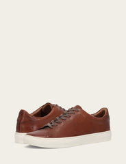 Men's Caramel Astor Low Lace Slip On Sneakers Frye Outlet