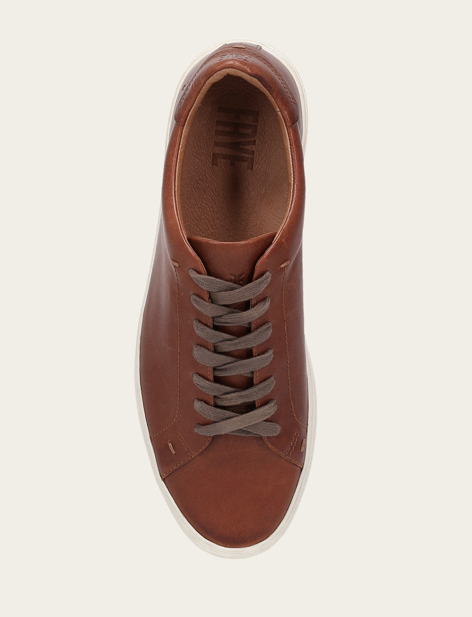 Men's Caramel Astor Low Lace Slip On Sneakers Frye Outlet