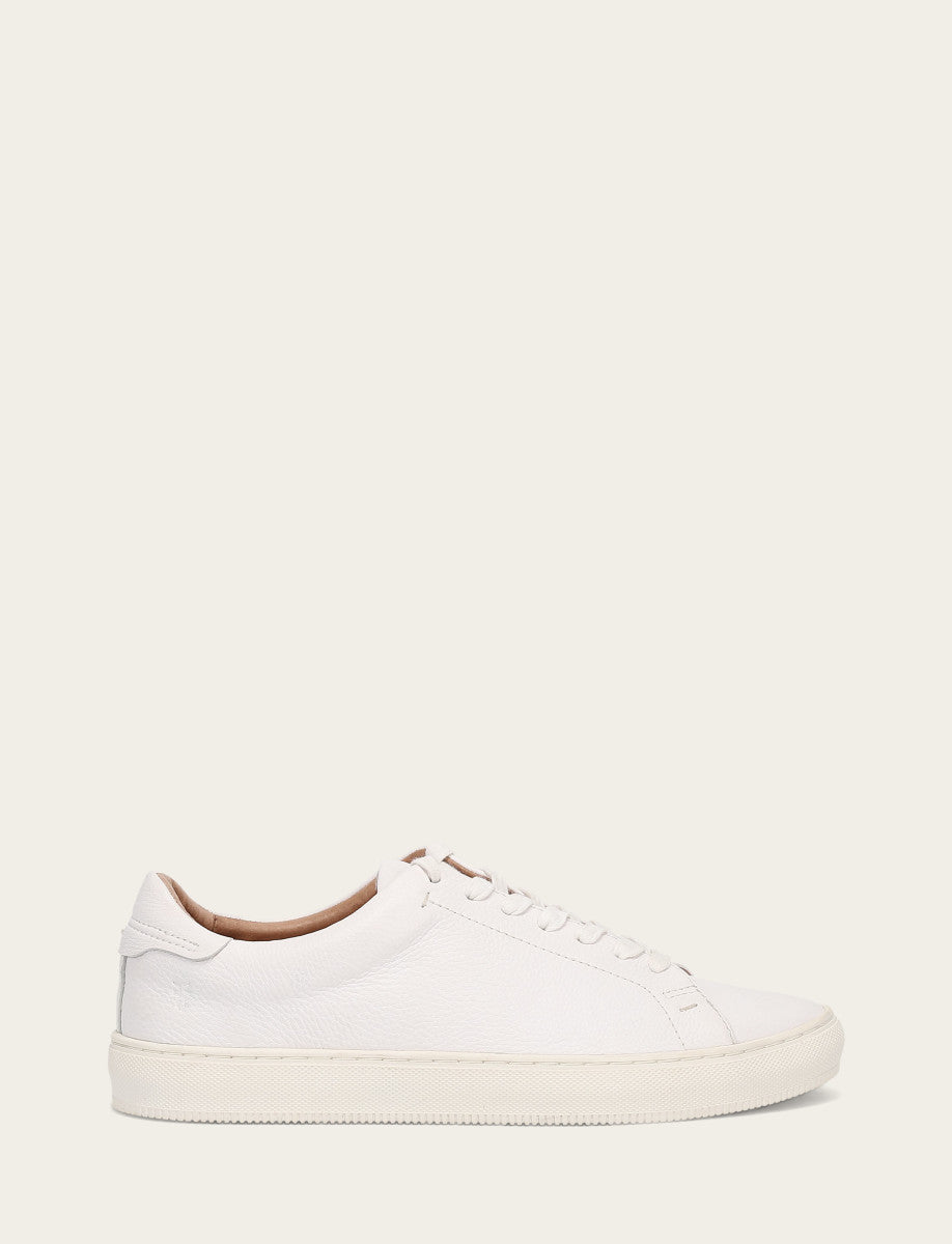 Men's White Astor Low Lace Slip On Sneakers Frye us