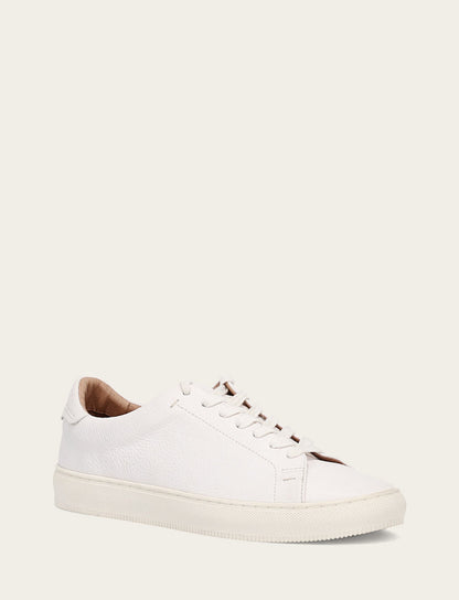 Men's White Astor Low Lace Slip On Sneakers Frye us
