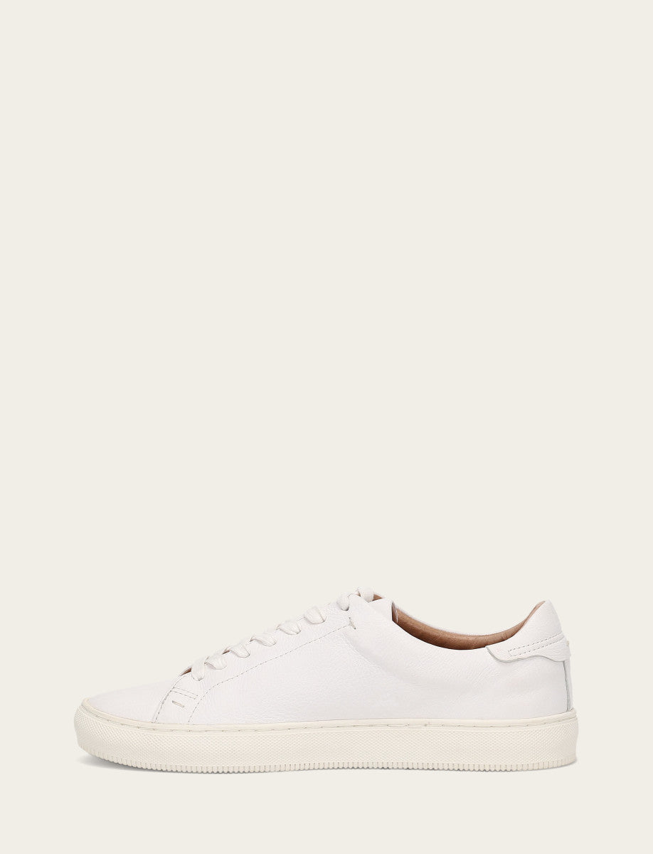 Men's White Astor Low Lace Slip On Sneakers Frye us