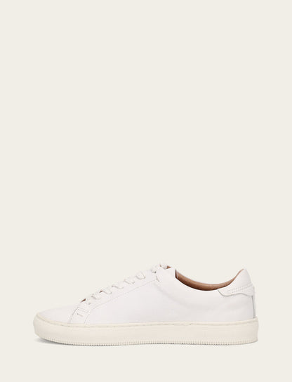 Men's White Astor Low Lace Slip On Sneakers Frye us